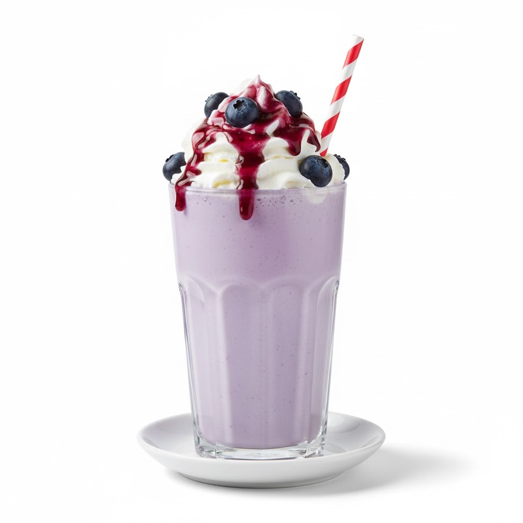 صورة ميلك شيك بلوبيري